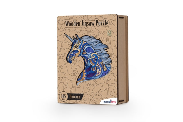 Wooden Puzzle  Unicorn