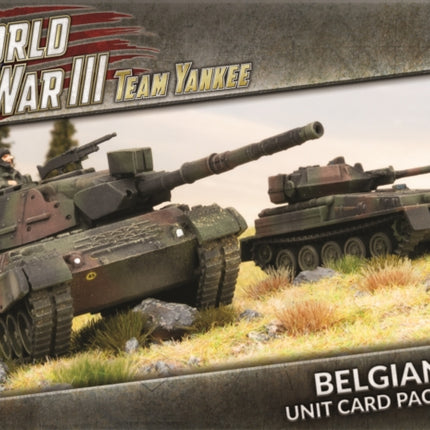 Belgian Unit Card Pack 33X Cards