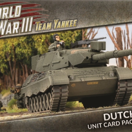 Dutch Unit Card Pack 31X Cards