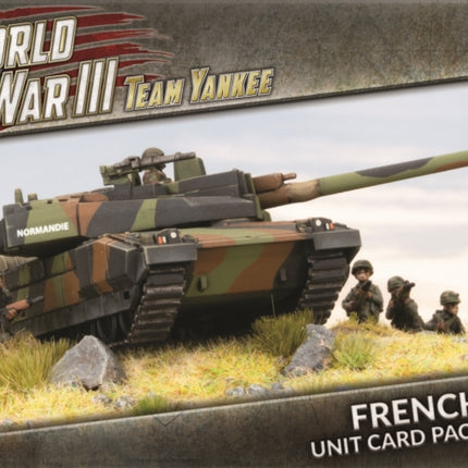 French Unit Card Pack 33X Cards