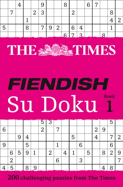 The Times Fiendish Su Doku Book 1: 200 challenging puzzles from The Times (The Times Su Doku)