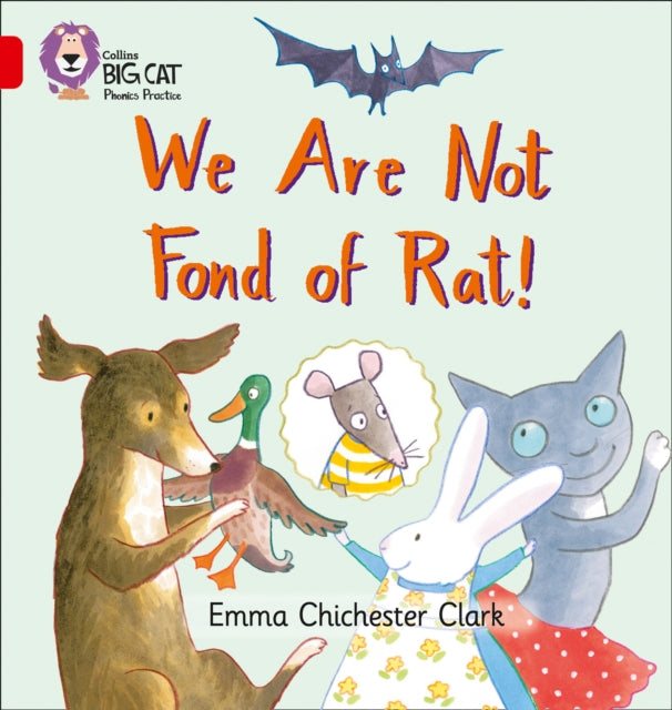 We Are Not Fond of Rat: Band 02B/Red B (Collins Big Cat Phonics)