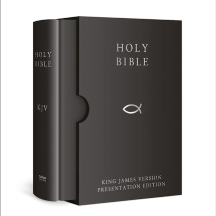 HOLY BIBLE King James Version KJV Black