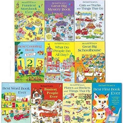 Richard Scarrys Best Collection Ever  10book collection