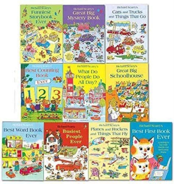 Richard Scarrys Best Collection Ever  10book collection