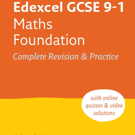 Edexcel GCSE 9-1 Maths Foundation All-in-One Complete Revision and Practice: Ideal for the 2024 and 2025 exams (Collins GCSE Grade 9-1 Revision)