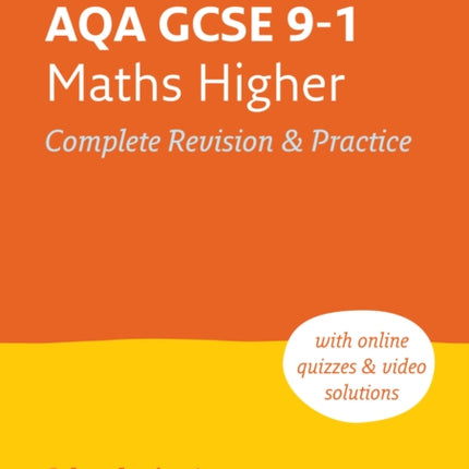 AQA GCSE 9-1 Maths Higher All-in-One Complete Revision and Practice: Ideal for the 2024 and 2025 exams (Collins GCSE Grade 9-1 Revision)