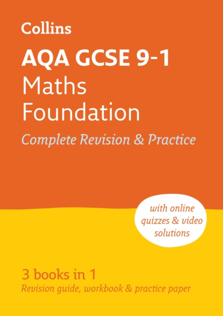 AQA GCSE 9-1 Maths Foundation All-in-One Complete Revision and Practice: Ideal for the 2024 and 2025 exams (Collins GCSE Grade 9-1 Revision)