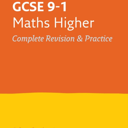 GCSE 9-1 Maths Higher All-in-One Complete Revision and Practice: Ideal for the 2024 and 2025 exams (Collins GCSE Grade 9-1 Revision)