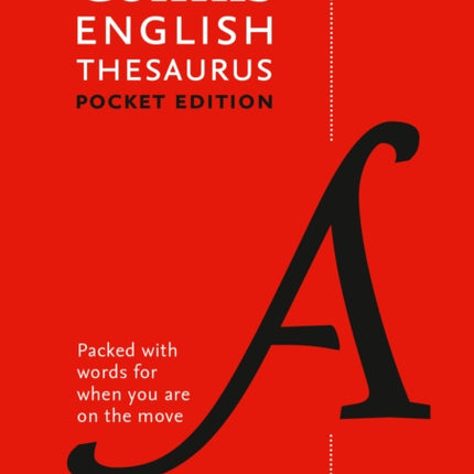 English Pocket Thesaurus: The perfect portable thesaurus (Collins Pocket)