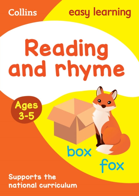 Reading and Rhyme Ages 3-5: Ideal for home learning (Collins Easy Learning Preschool)