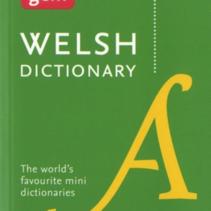 Welsh Gem Dictionary: The world's favourite mini dictionaries (Collins Gem)