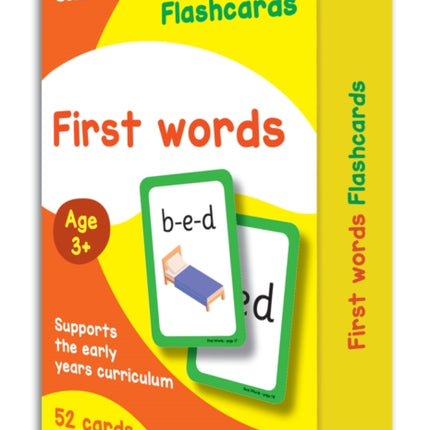 First Words Flashcards: Ideal for home learning (Collins Easy Learning Preschool)