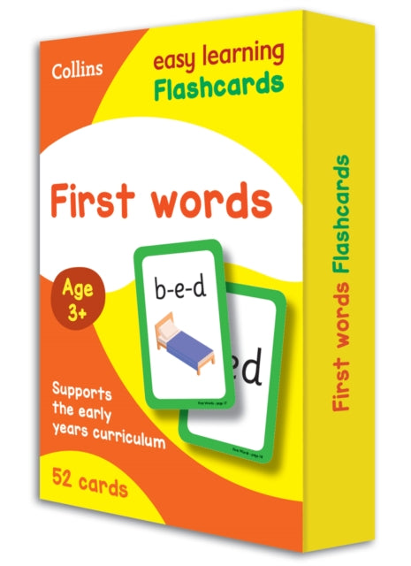 First Words Flashcards: Ideal for home learning (Collins Easy Learning Preschool)