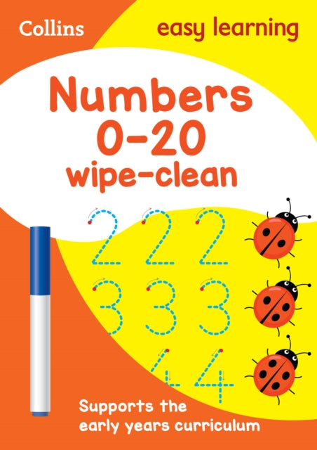 Numbers 0-20 Age 3-5 Wipe Clean Activity Book: Ideal for home learning (Collins Easy Learning Preschool)