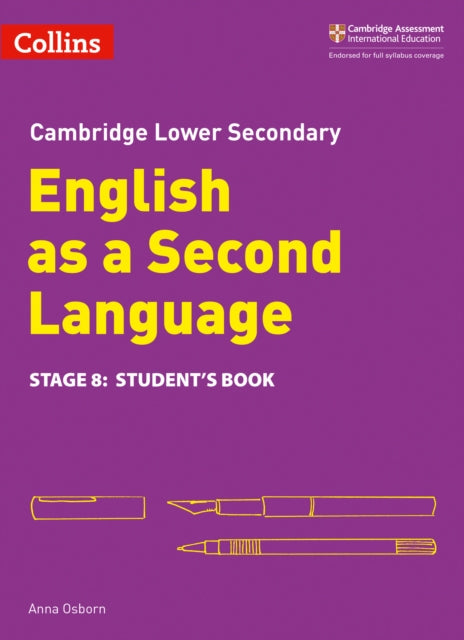 Lower Secondary English as a Second Language Student’s Book: Stage 8 (Collins Cambridge Lower Secondary English as a Second Language)