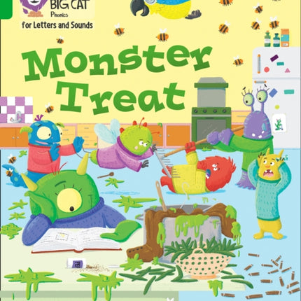 Collins Big Cat Phonics for Letters and Sounds – Monster Treat: Band 05/Green