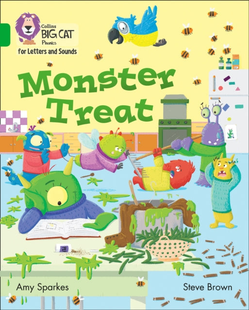 Collins Big Cat Phonics for Letters and Sounds – Monster Treat: Band 05/Green