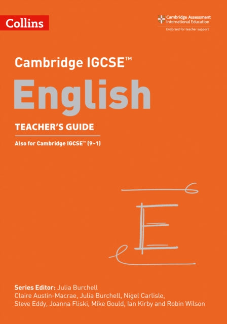 Cambridge IGCSE™ English Teacher’s Guide (Collins Cambridge IGCSE™)