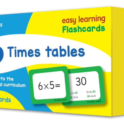 Times Tables Flashcards: Ideal for home learning (Collins Easy Learning KS2)