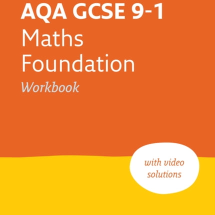 AQA GCSE 9-1 Maths Foundation Workbook: Ideal for the 2024 and 2025 exams (Collins GCSE Grade 9-1 Revision)