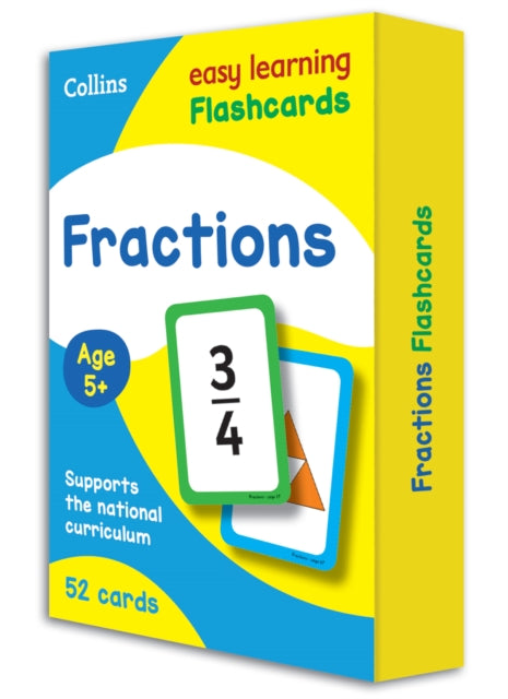 Fractions Flashcards: Ideal for home learning (Collins Easy Learning KS1)