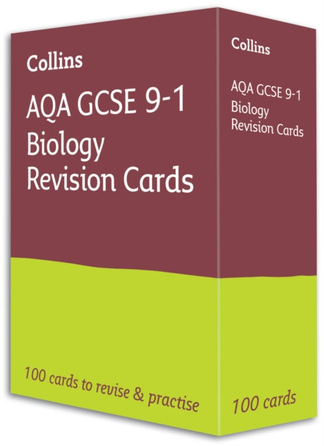 AQA GCSE 9-1 Biology Revision Cards: Ideal for the 2024 and 2025 exams (Collins GCSE Grade 9-1 Revision)