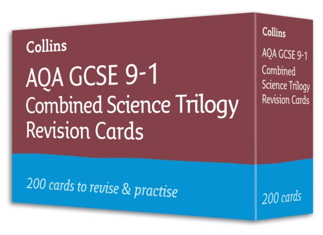 AQA GCSE 9-1 Combined Science Revision Cards (Biology, Chemistry & Physics): Ideal for the 2024 and 2025 exams (Collins GCSE Grade 9-1 Revision)