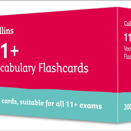 Collins 11+ Practice – 11+ Vocabulary Flashcards: For the 2024 GL Assessment and CEM Tests