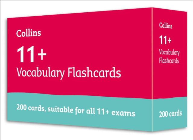 Collins 11+ Practice – 11+ Vocabulary Flashcards: For the 2024 GL Assessment and CEM Tests