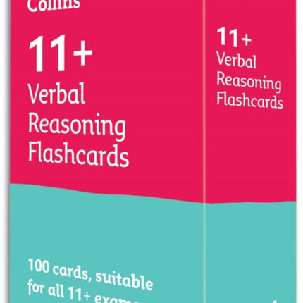 Collins 11+ Practice – 11+ Verbal Reasoning Flashcards: For the 2024 GL Assessment and CEM Tests