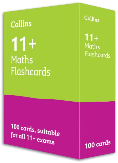 Collins 11+ Practice – 11+ Maths Flashcards: For the 2024 GL Assessment and CEM Tests