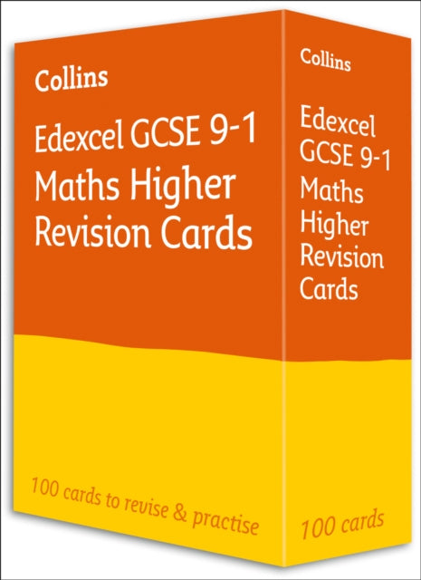 Edexcel GCSE 9-1 Maths Higher Revision Cards: Ideal for the 2024 and 2025 exams (Collins GCSE Grade 9-1 Revision)