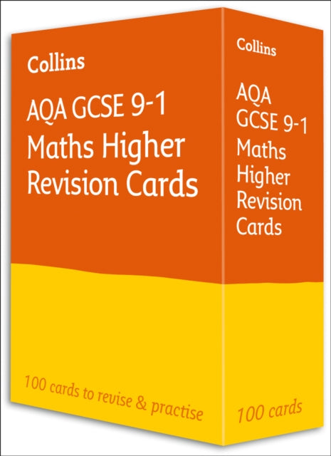 AQA GCSE 9-1 Maths Higher Revision Cards: Ideal for the 2024 and 2025 exams (Collins GCSE Grade 9-1 Revision)