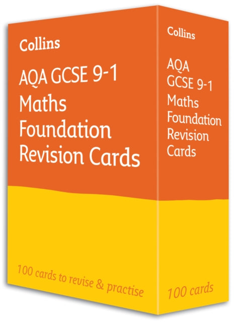 AQA GCSE 9-1 Maths Foundation Revision Cards: Ideal for the 2024 and 2025 exams (Collins GCSE Grade 9-1 Revision)