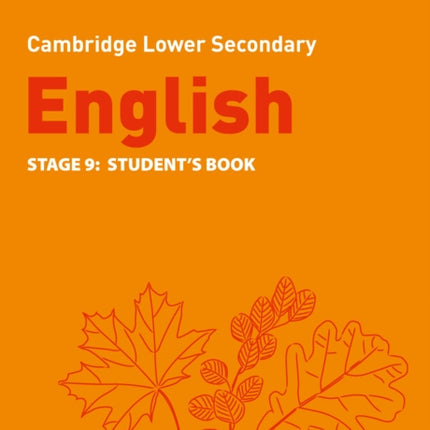 Collins Cambridge Lower Secondary English – Lower Secondary English Student's Book: Stage 9