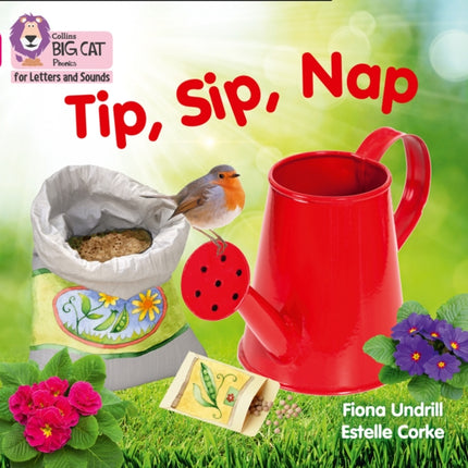 Collins Big Cat Phonics for Letters and Sounds – Tip, Sip, Nap: Band 01A/Pink A