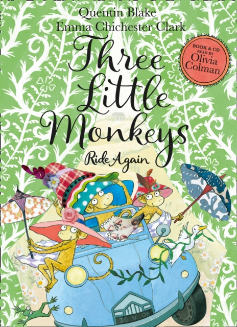 Three Little Monkeys Ride Again Book  CD