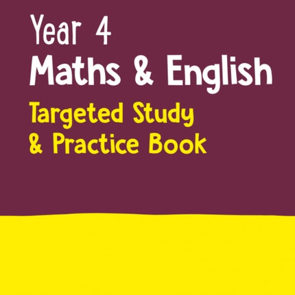 Year 4 Maths and English KS2 Targeted Study & Practice Book: Ideal for use at home (Collins KS2 Practice)