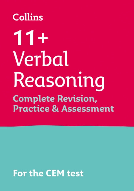 Collins 11+ Practice – 11+ Verbal Reasoning Complete Revision, Practice & Assessment for CEM: For the 2024 CEM Tests