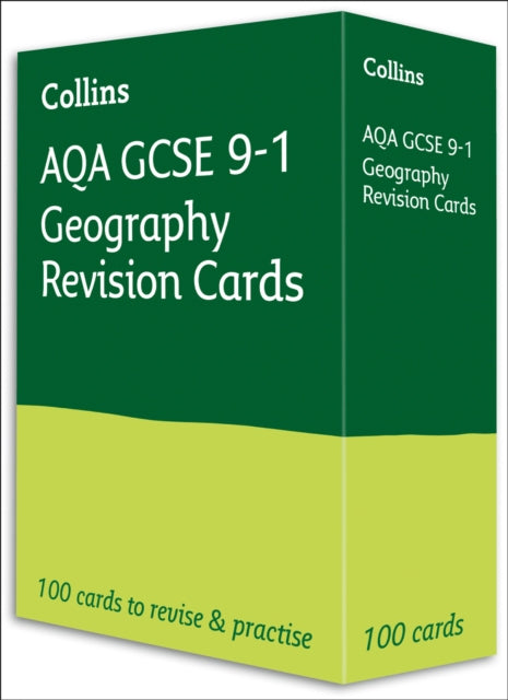 AQA GCSE 9-1 Geography Revision Cards: Ideal for the 2024 and 2025 exams (Collins GCSE Grade 9-1 Revision)