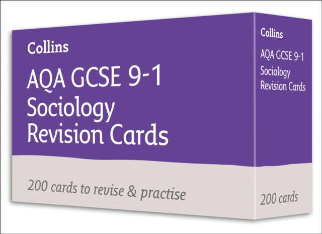 AQA GCSE 9-1 Sociology Revision Cards: Ideal for the 2024 and 2025 exams (Collins GCSE Grade 9-1 Revision)