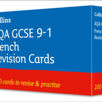 AQA GCSE 9-1 French Vocabulary Revision Cards: Ideal for the 2024 and 2025 exams (Collins GCSE Grade 9-1 Revision)