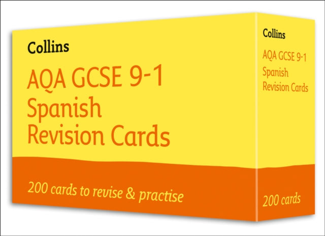 AQA GCSE 9-1 Spanish Vocabulary Revision Cards: Ideal for the 2024 and 2025 exams (Collins GCSE Grade 9-1 Revision)