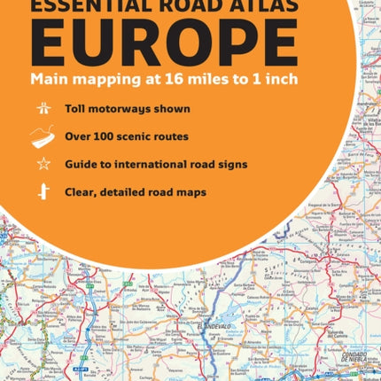 Collins Essential Road Atlas Europe: A4 Paperback