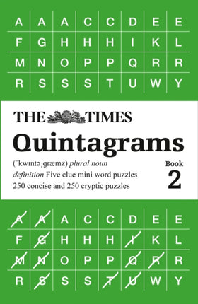 The Times Quintagrams Book 2 500 mini word puzzles