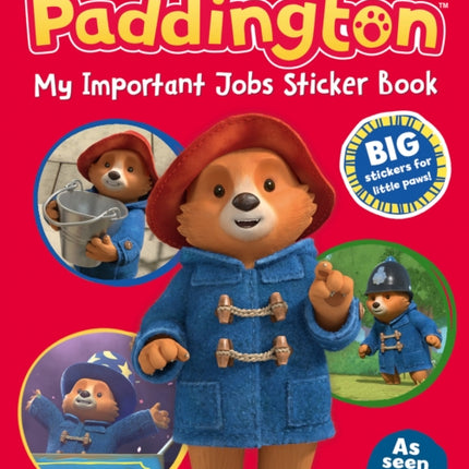 The Adventures of Paddington – My Important Jobs Sticker Book