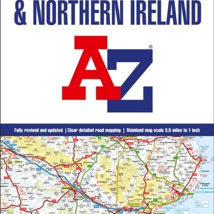 Great Britain A-Z Road Atlas 2022 (A3 Paperback)