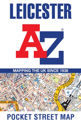 Leicester A-Z Pocket Street Map