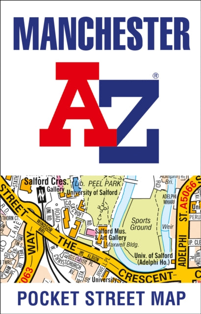 Manchester A-Z Pocket Street Map